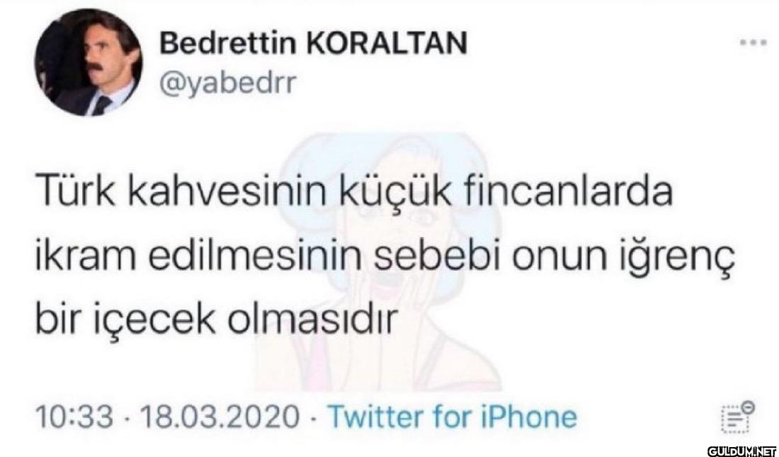 Türk kahvesinin küçük...