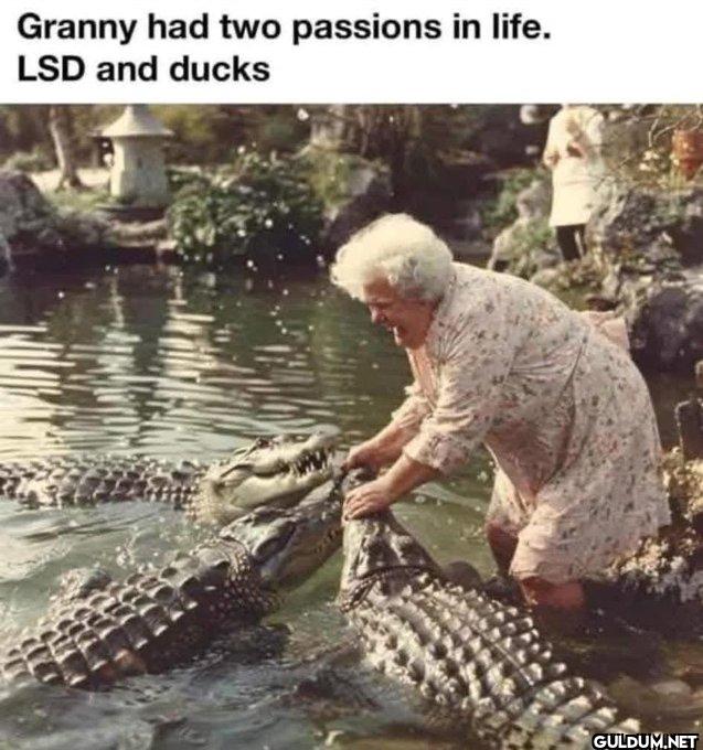 Don't be like granny.   ...