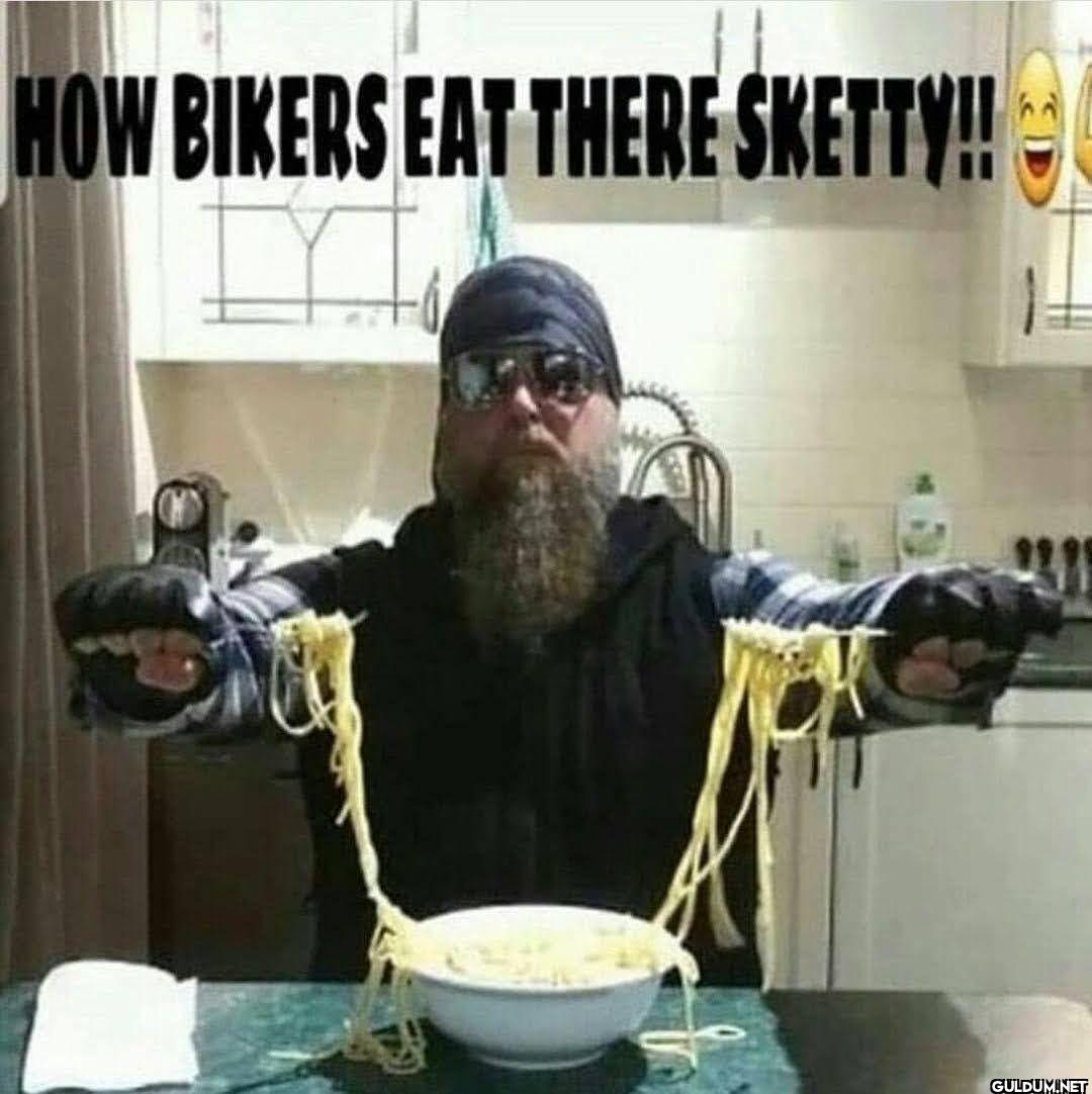 HOW BIKERS EAT THERE SKETTY!!