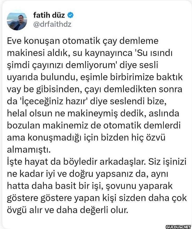 Eve konuşan otomatik çay...
