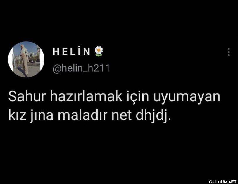 Sahur hazırlamak için...