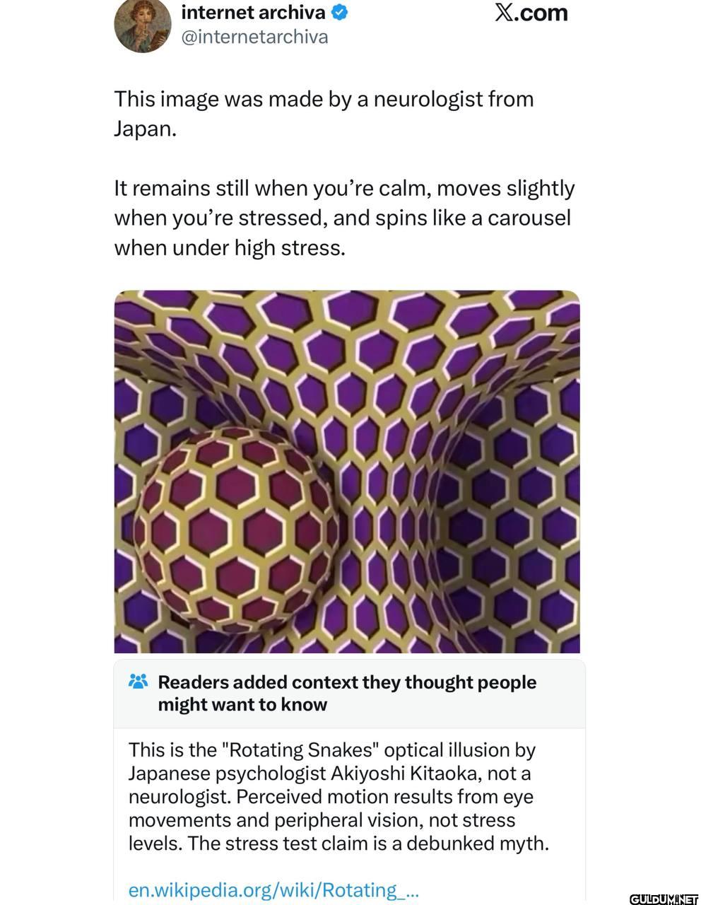 Optical illusion   ...