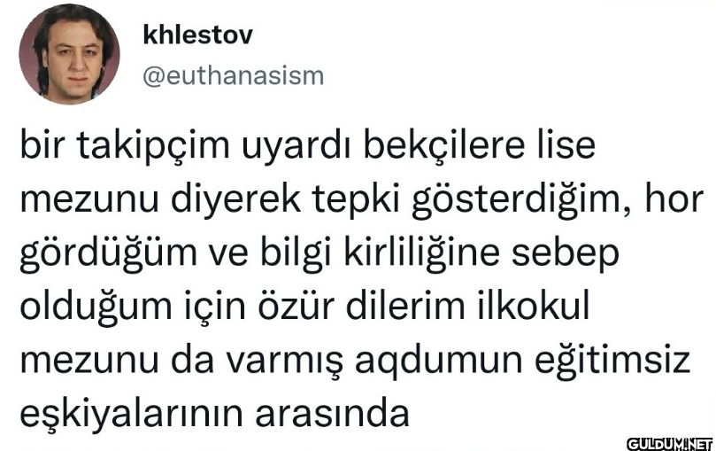 bir takipçim uyardı...