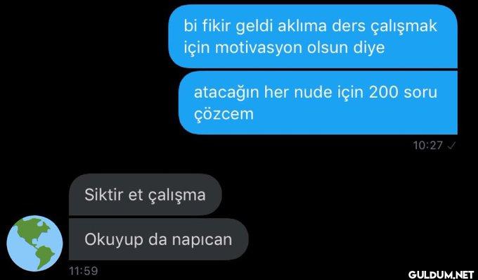 bi fikir geldi aklıma ders...