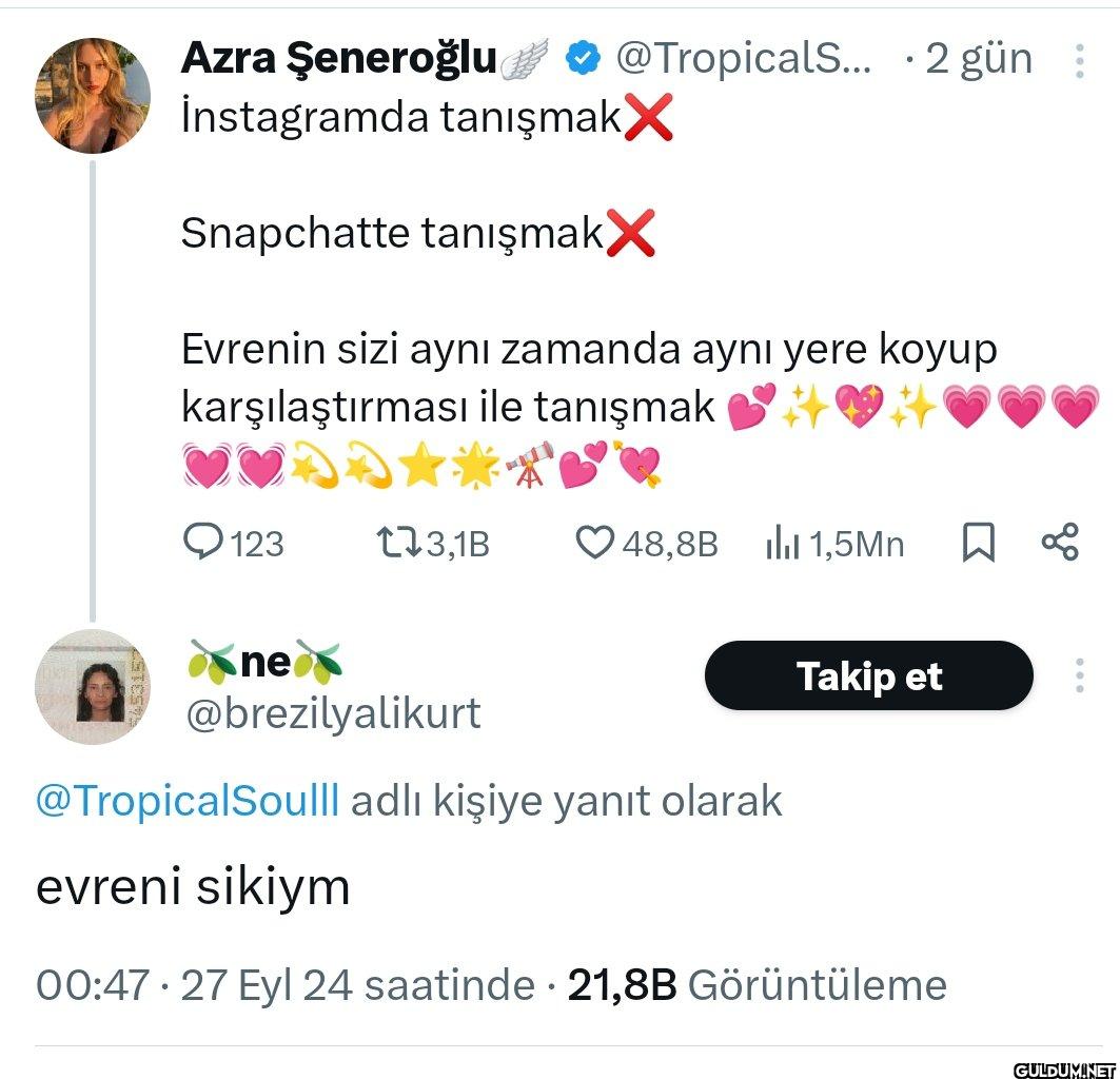 2 gün İnstagramda tanışmak...
