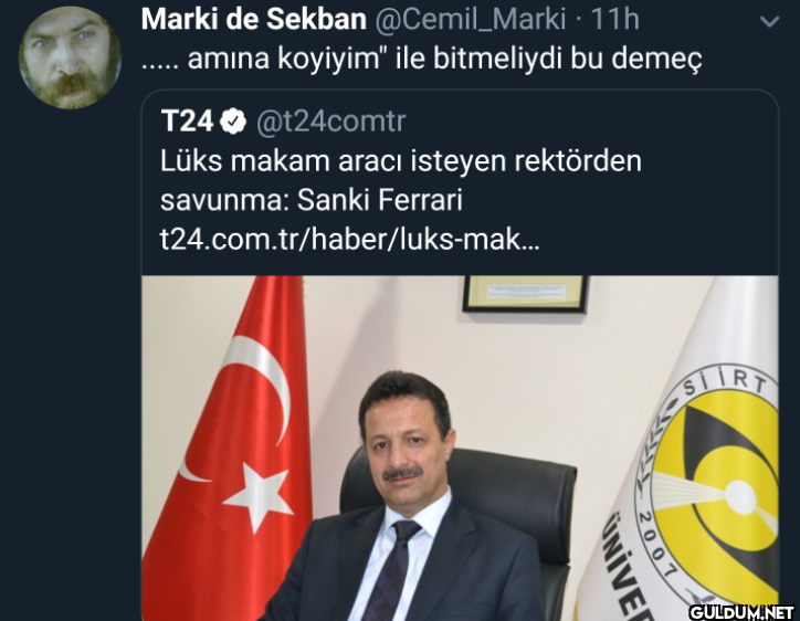· 11h . amına koyiyim" ile...