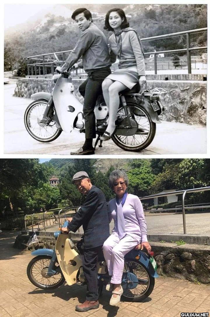 1967-2018 aynı bisiklet, aynı çift.