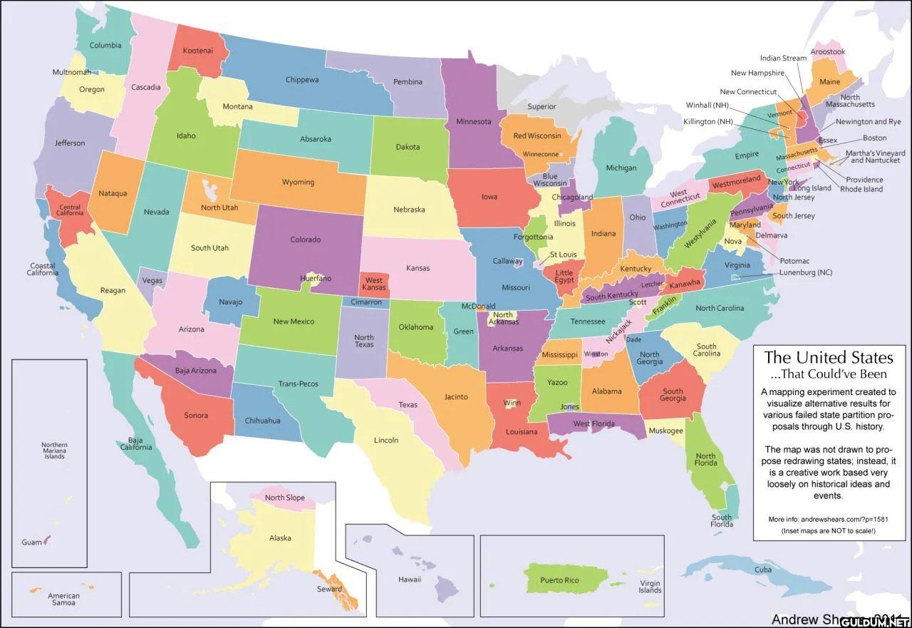 A map of the US with...