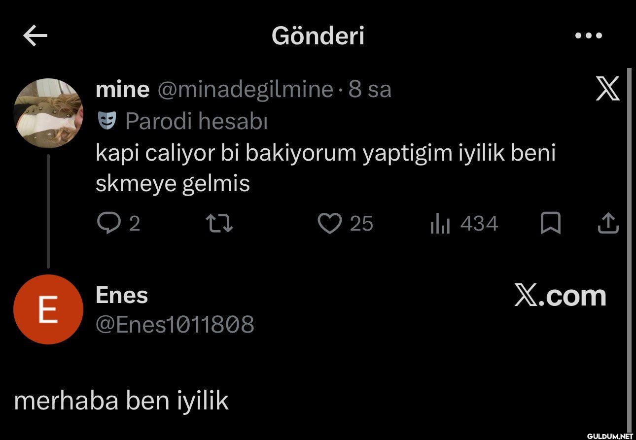 Kullanıcı selam veriyor.