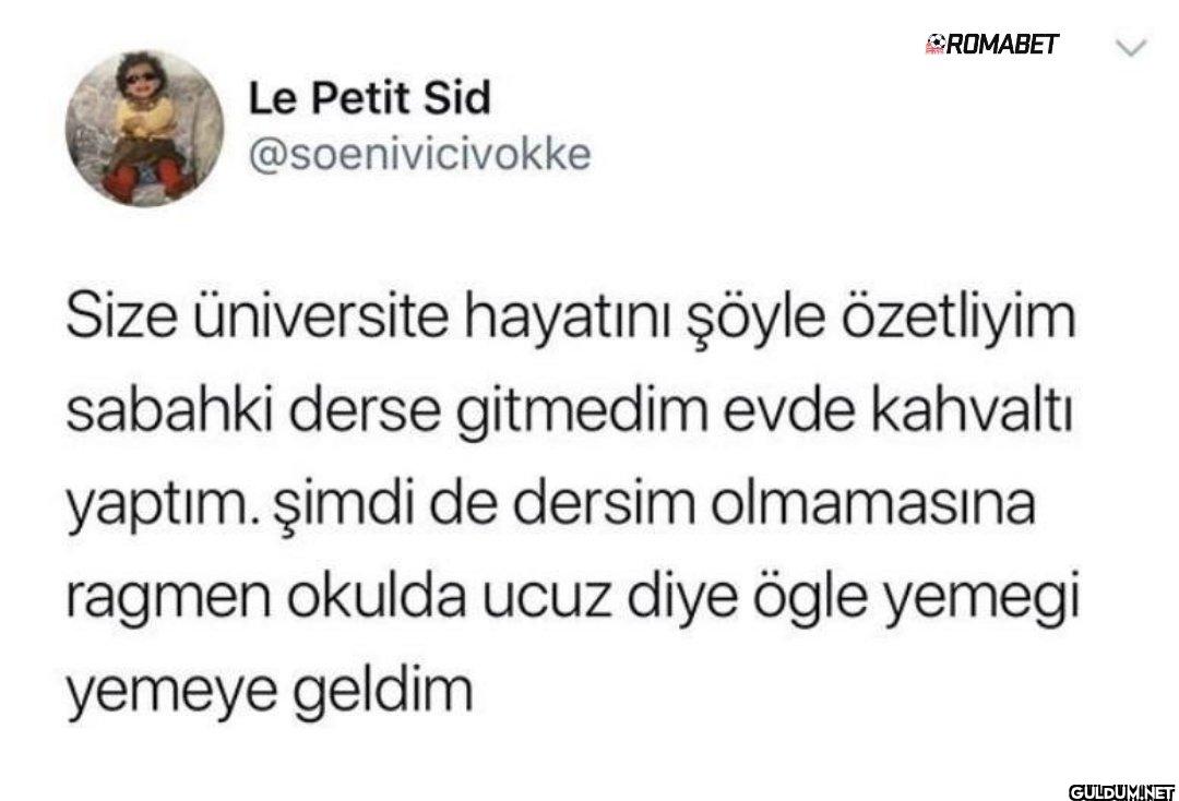 Size üniversite hayatını...