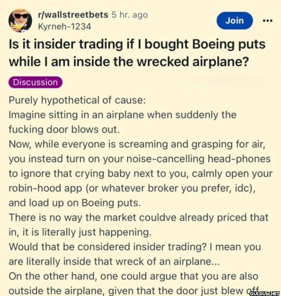 r/wallstreetbets 5 hr. ago...