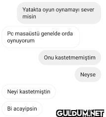 Yatakta oyun oynamayı...