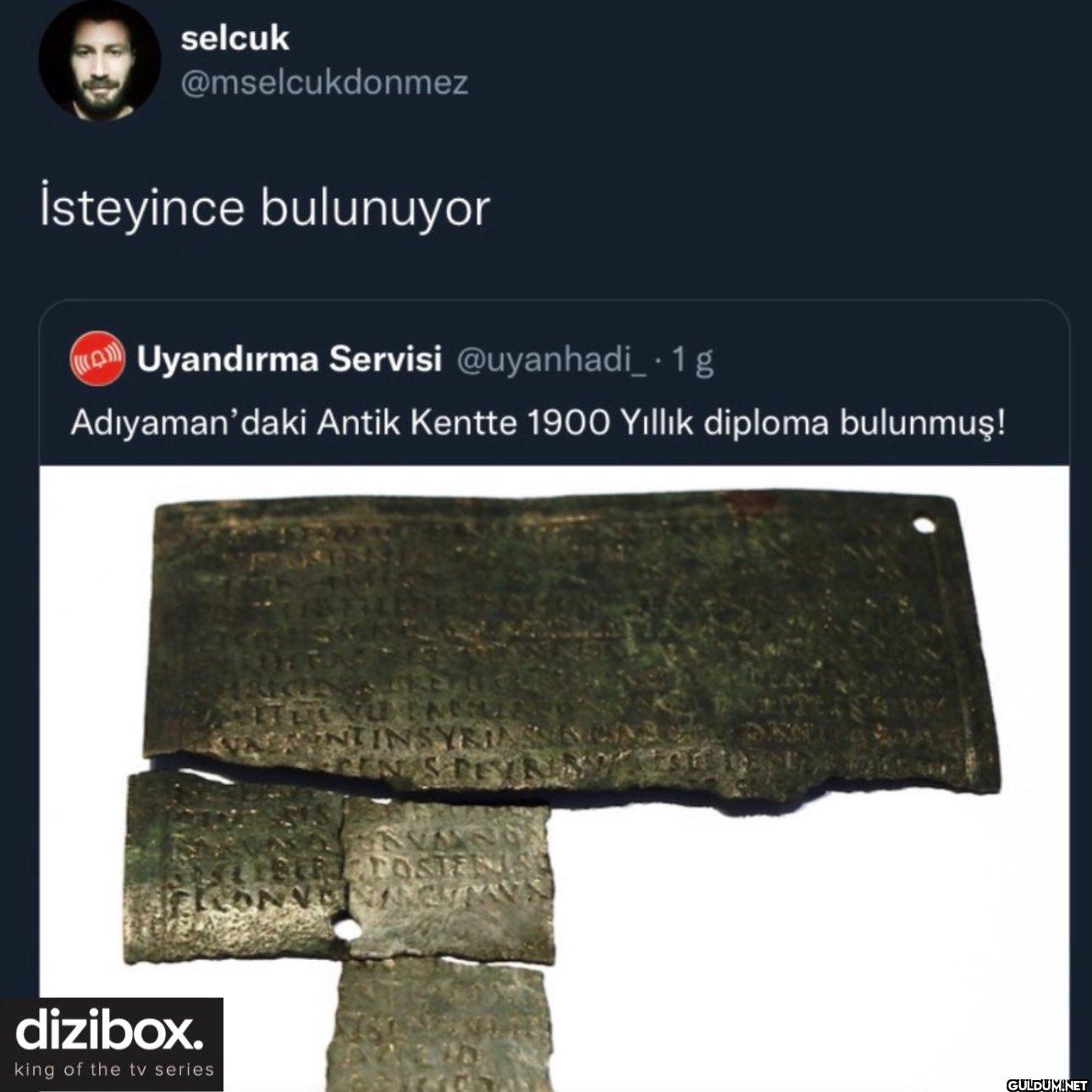 İsteyince bulunuyor...