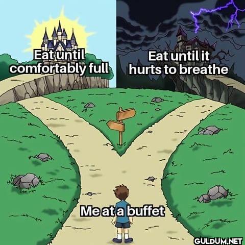 Eat until it Eat until...