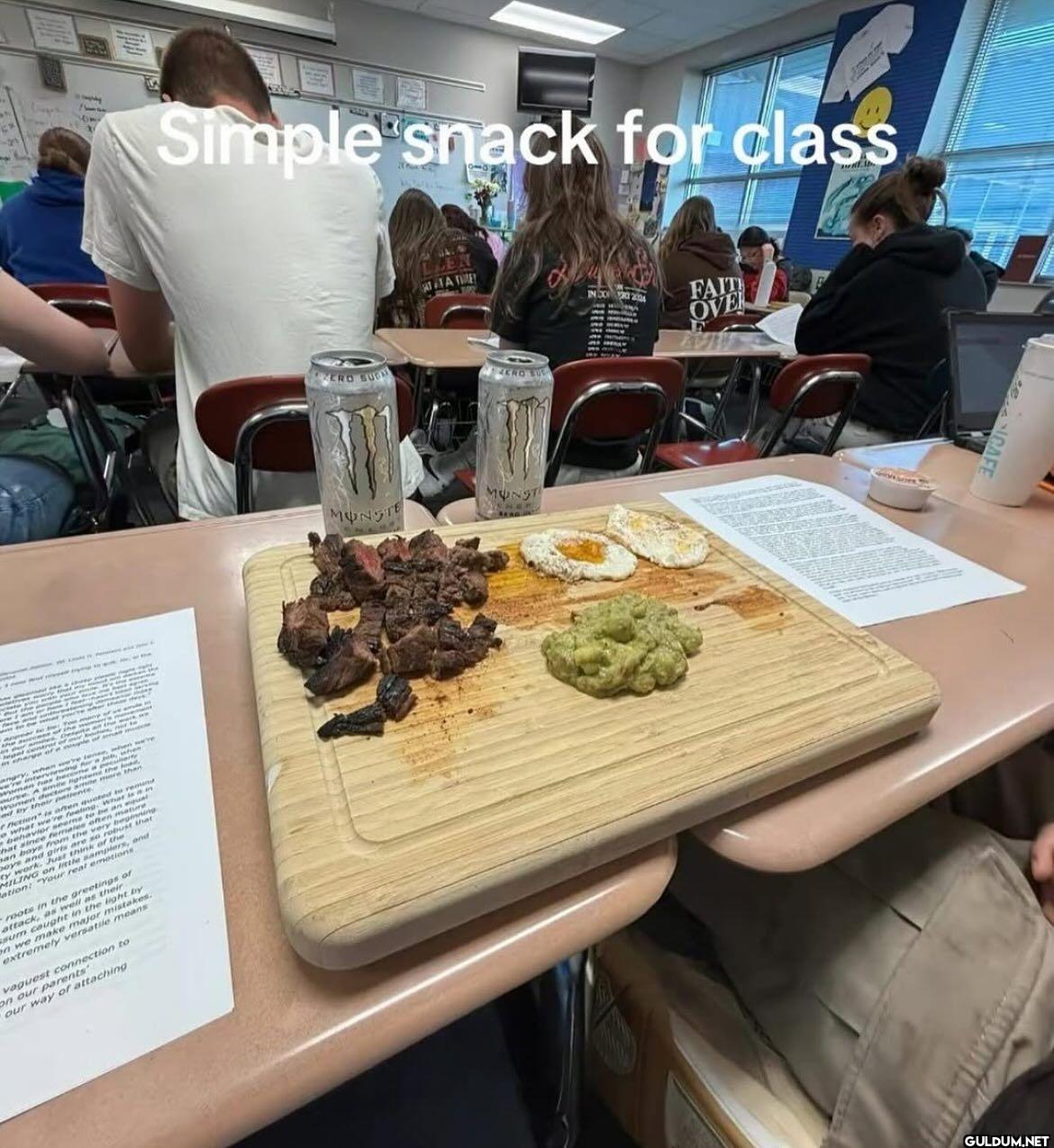 Simple snack for class