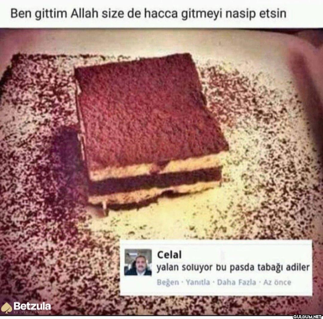Ben gittim Allah size de...