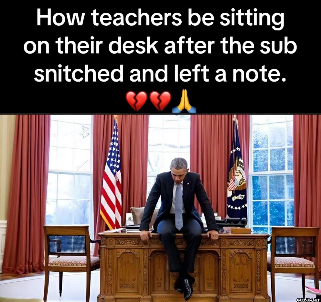How teachers be sitting on...