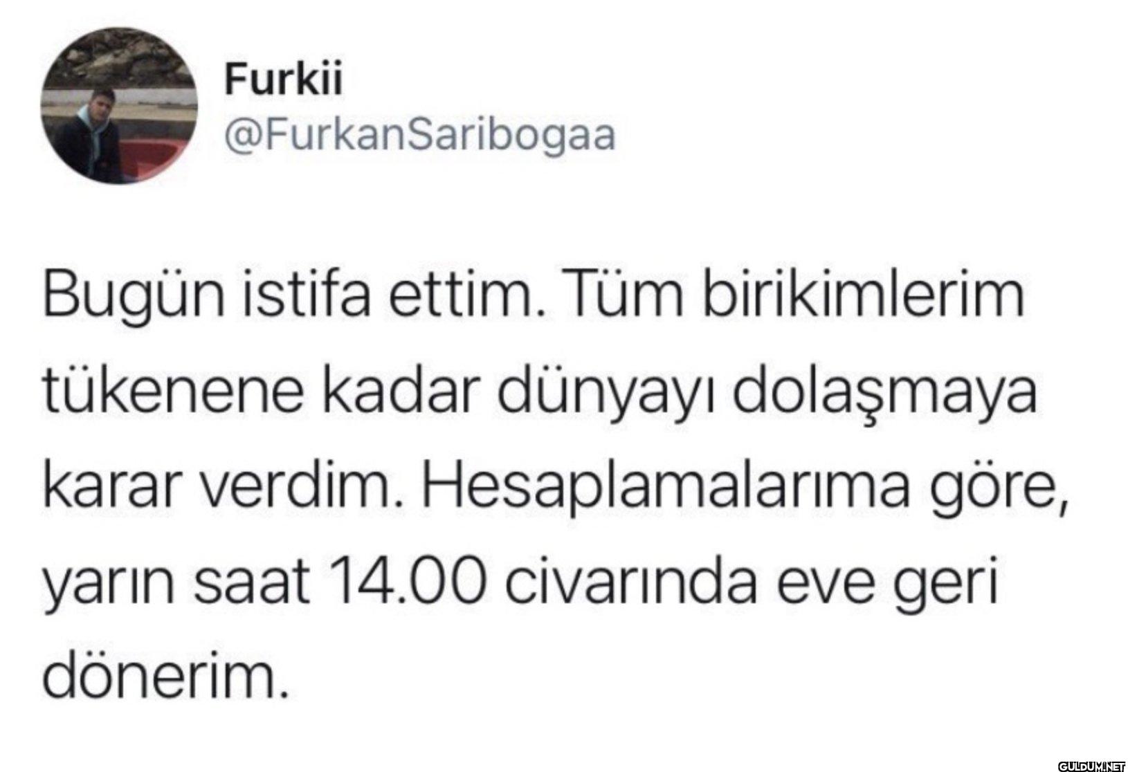 Saribogaa Bugün istifa...