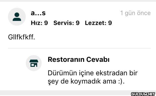 a...s Hız: 9 Servis: 9...