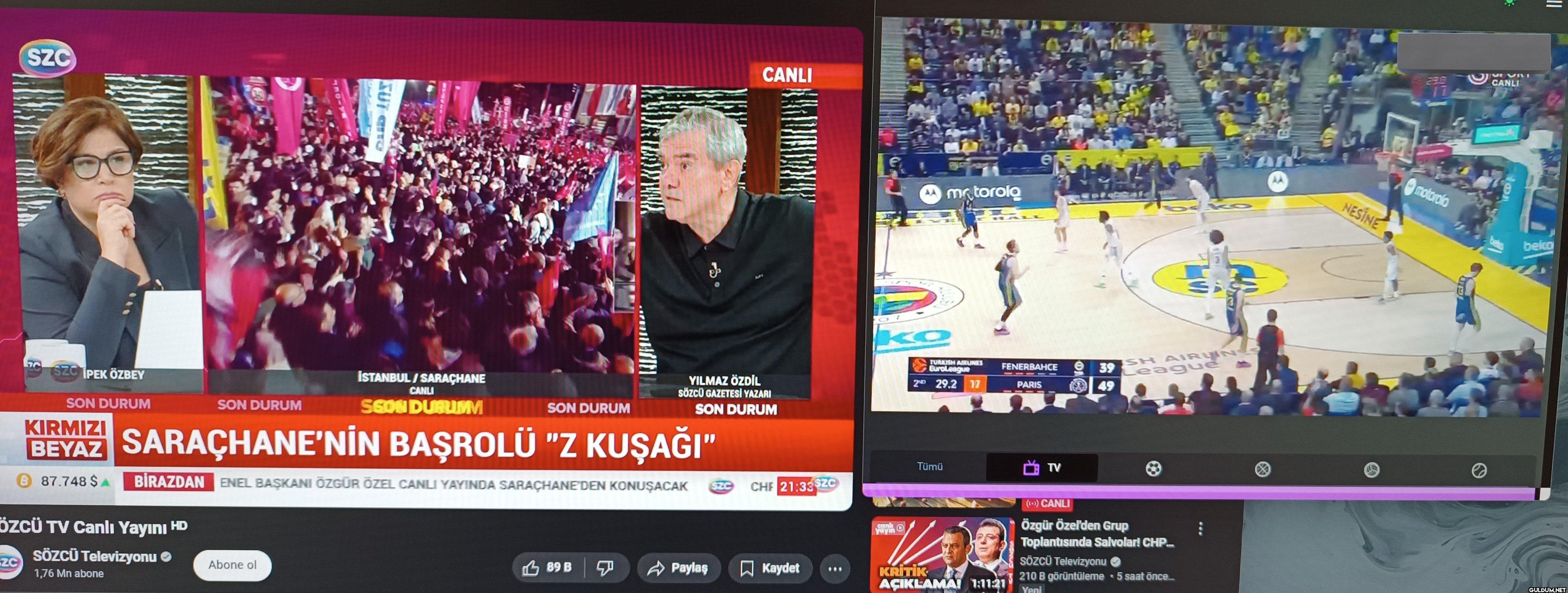 Yılmaz Özdil Sözcü TV'de o...