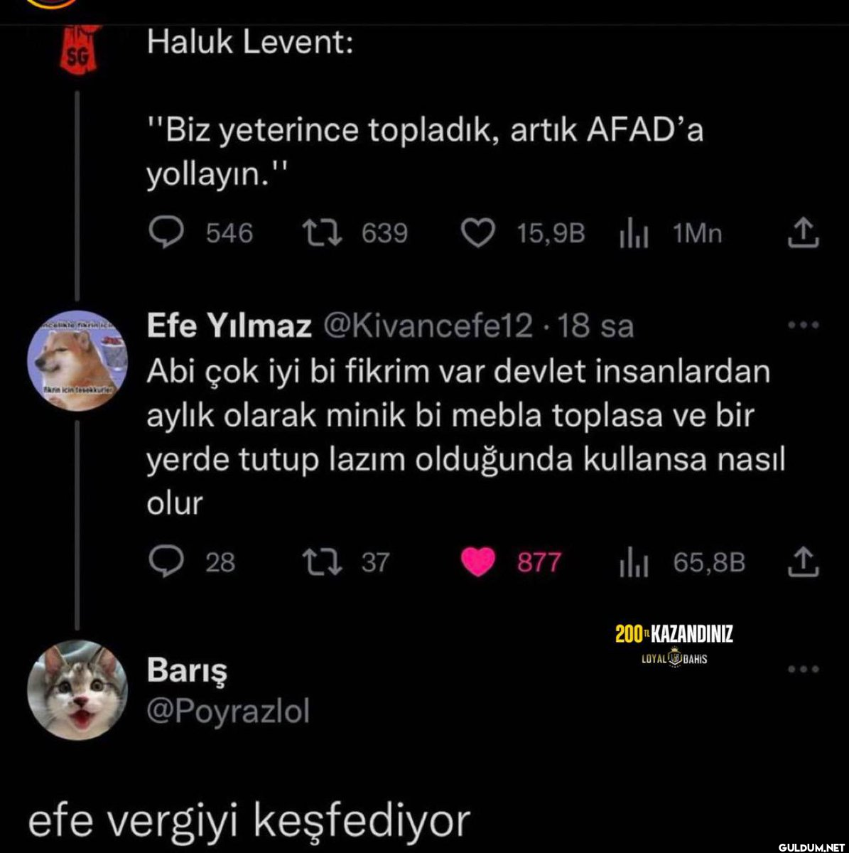 Haluk Levent: SG krin icin...