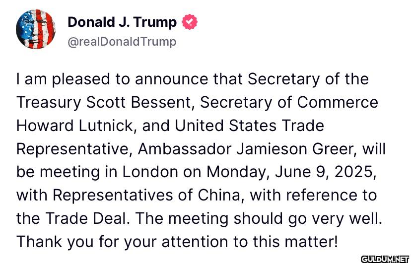 I am pleased to announce...