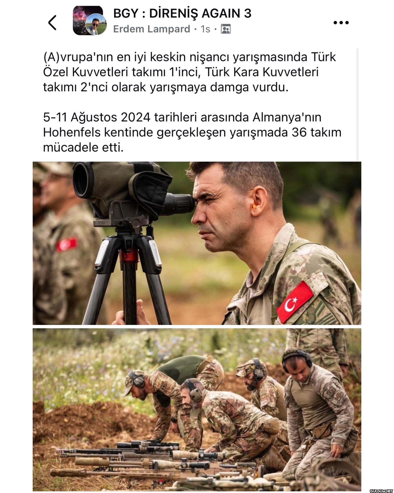 Gururdur.    BGY: DİRENİŞ...