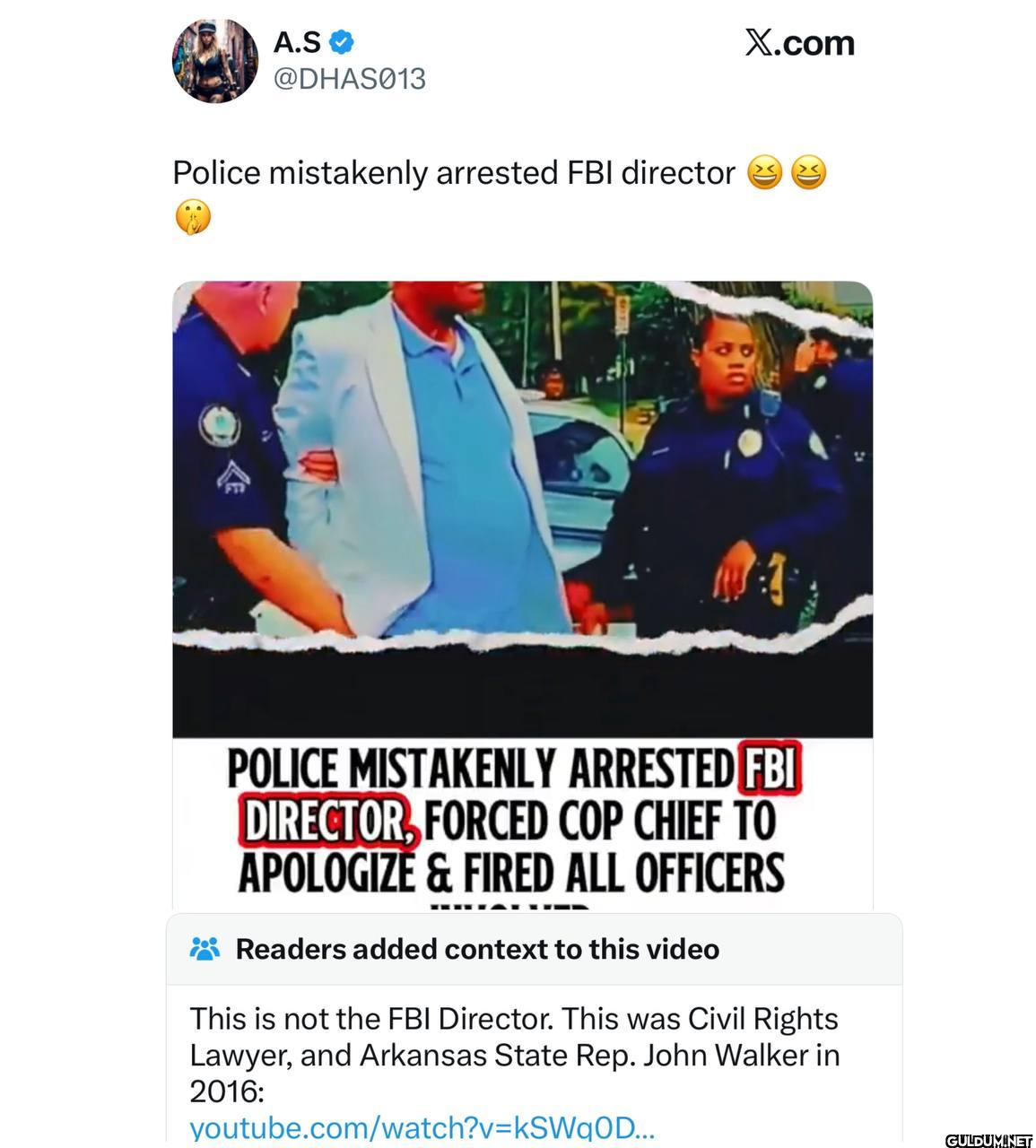 Police mistakenly arrested...