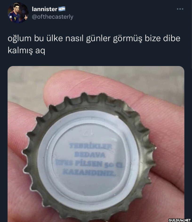 oğlum bu ülke nasıl günler...