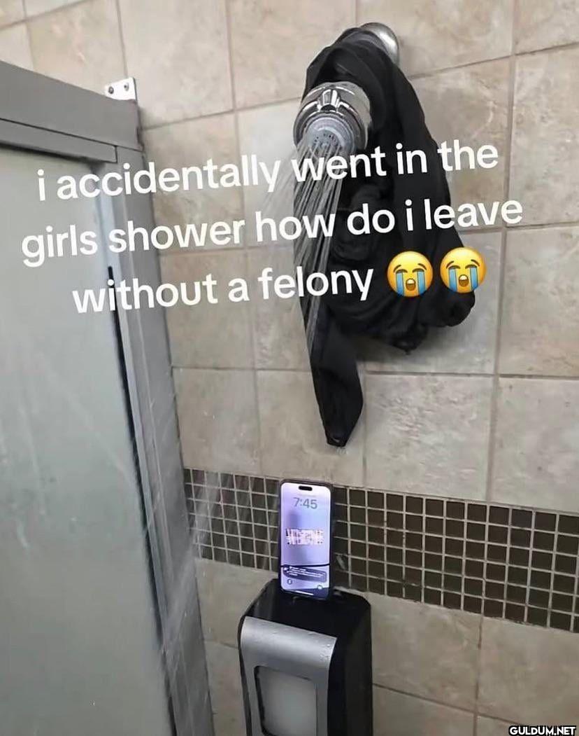 i accidentally went in the...