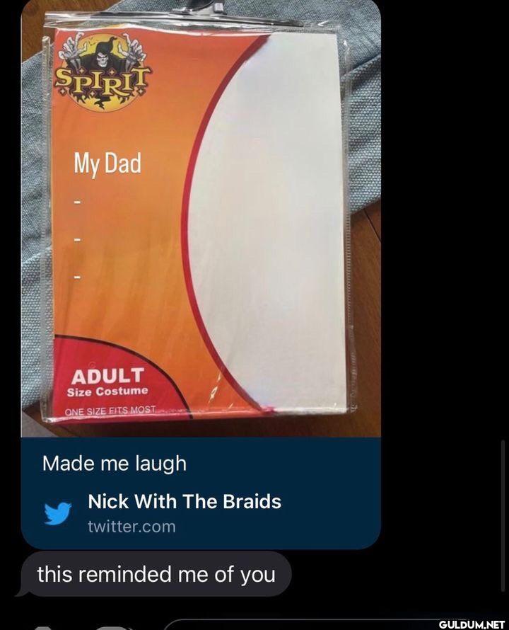 SPIRIT My Dad . . . ADULT...