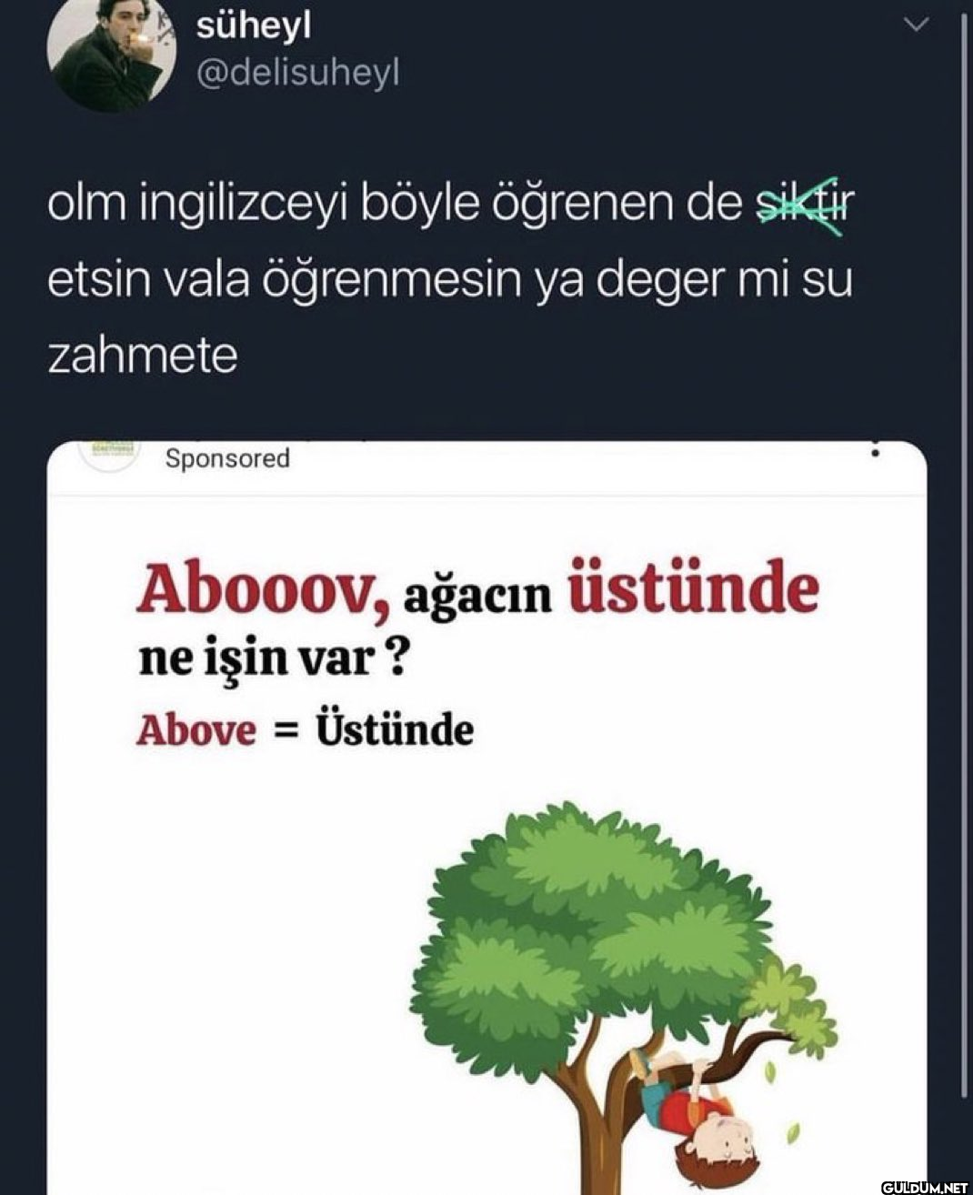 olm ingilizceyi böyle...