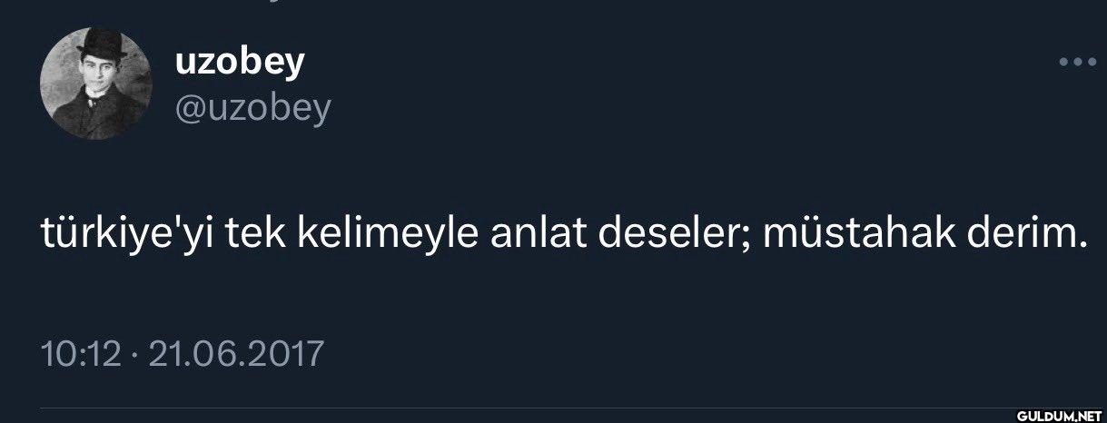 türkiye'yi tek kelimeyle...