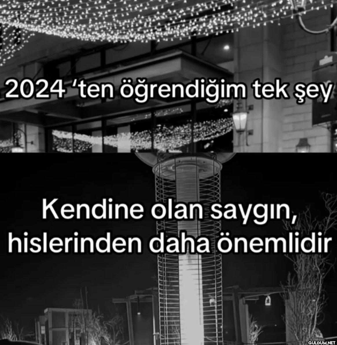 2024 'ten öğrendiğim tek...