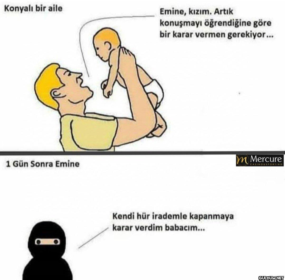 Konyalı bir aile Emine,...