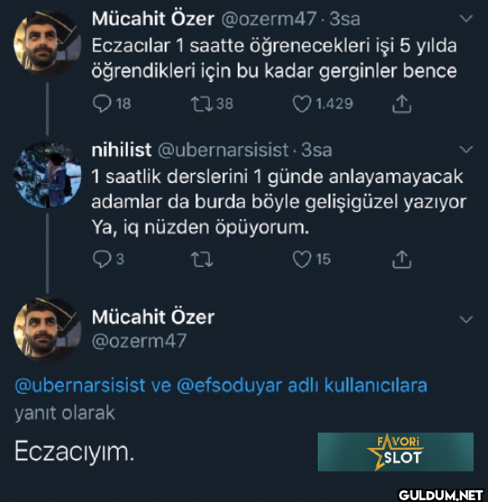 Eczacılar 1 saatte...