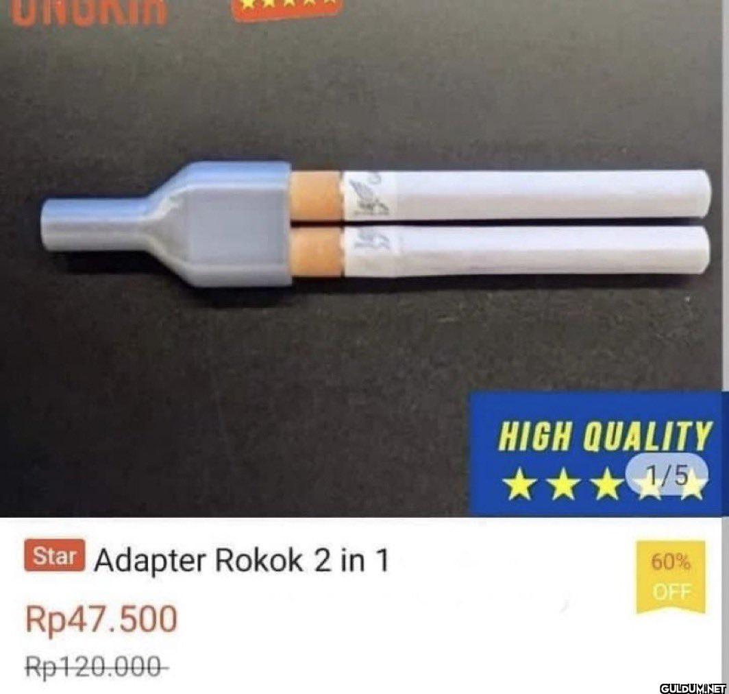 Star Adapter Rokok 2 in 1...