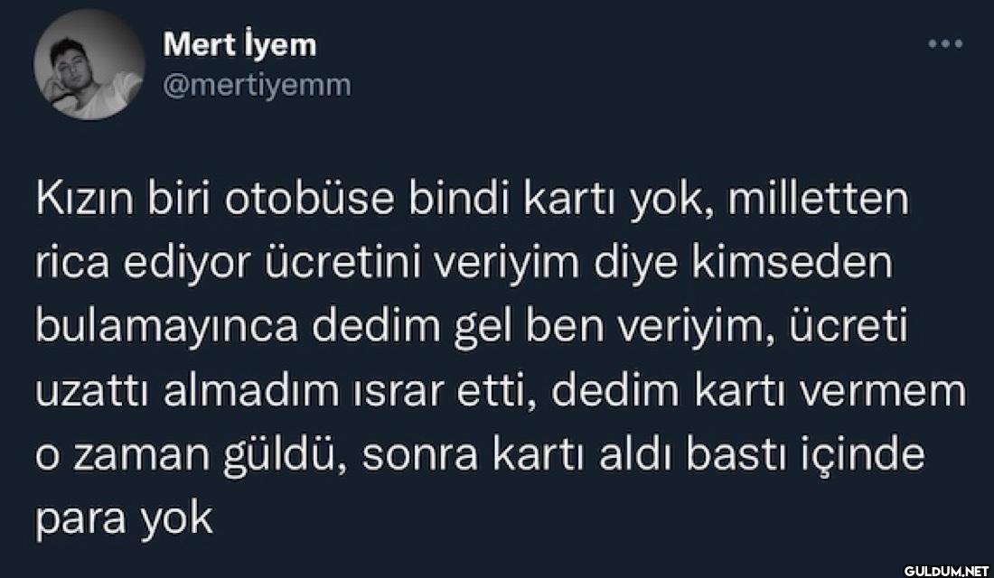 Kızın biri otobüse bindi...