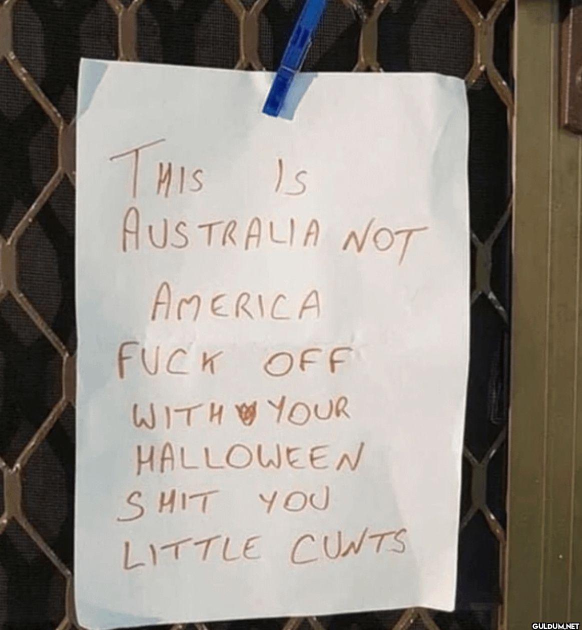 THIS Is AUSTRALIA NOT...