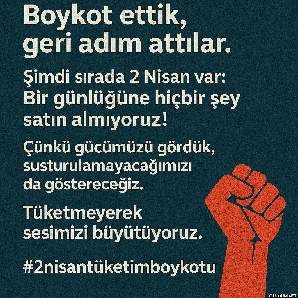 #2nisantüketimboykotu   ...