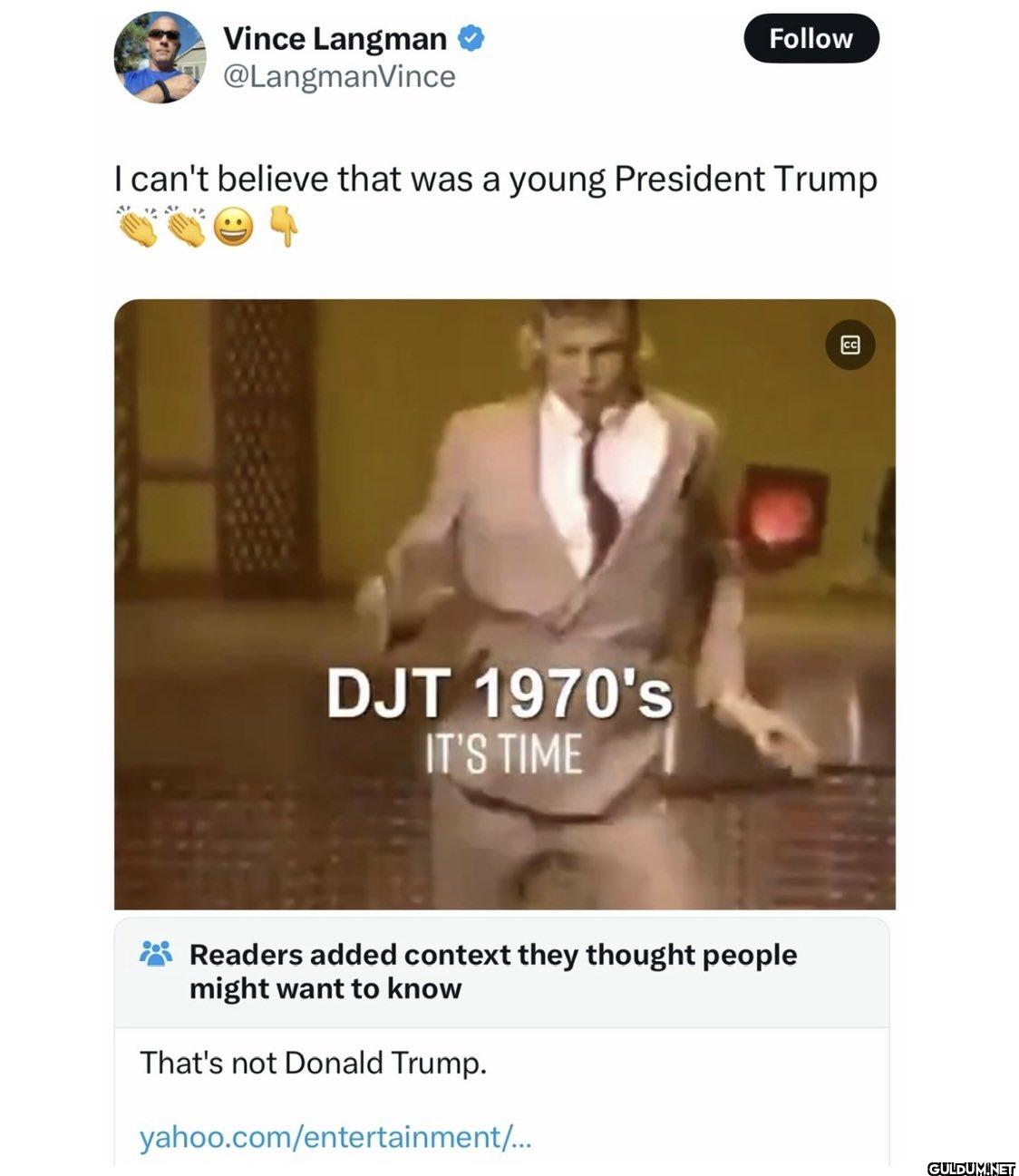 To be fair, it does look...