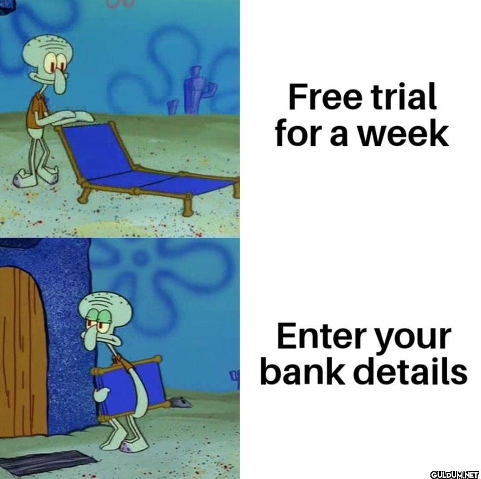 Free trial for a week...