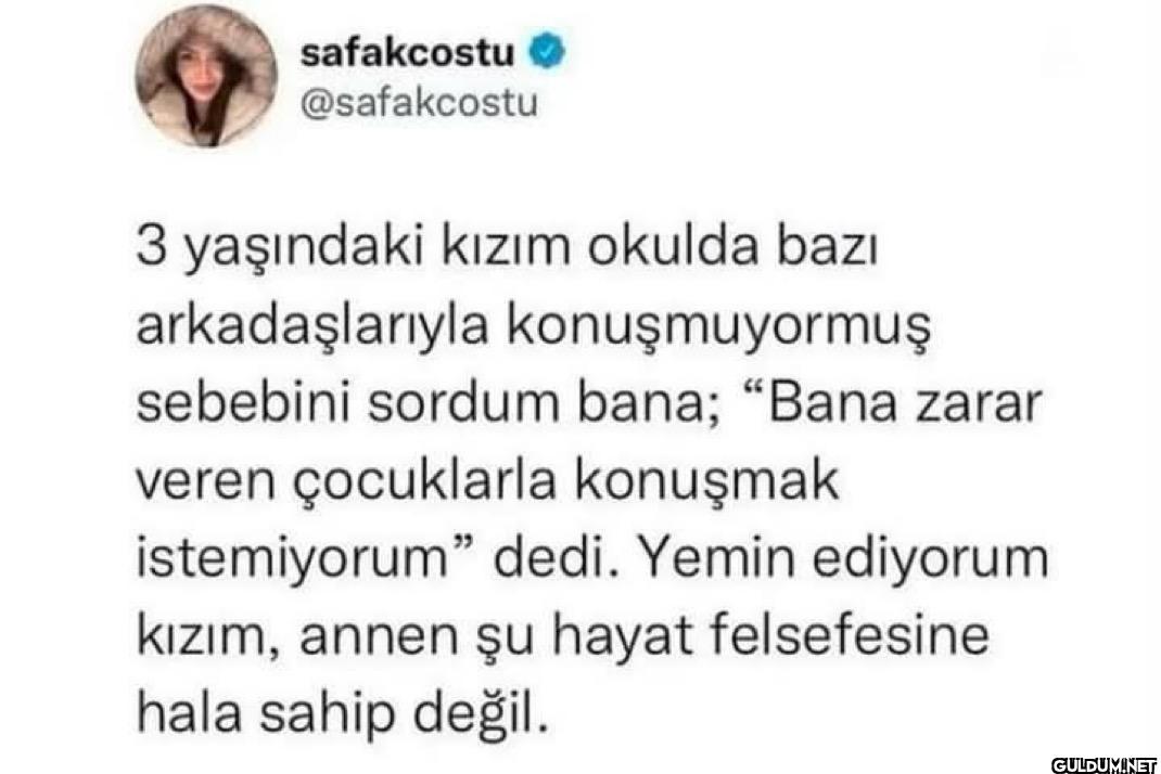 3 yaşındaki kızım okulda...