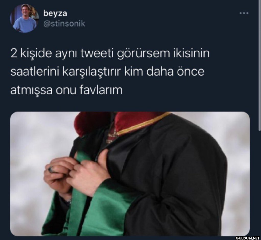 2 kişide aynı tweeti...