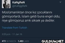Müslümanlıktan önce kız...