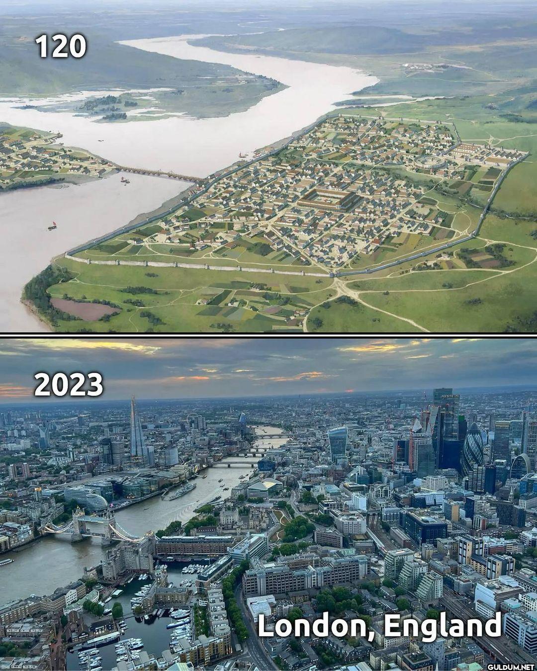 5. London , England Then...