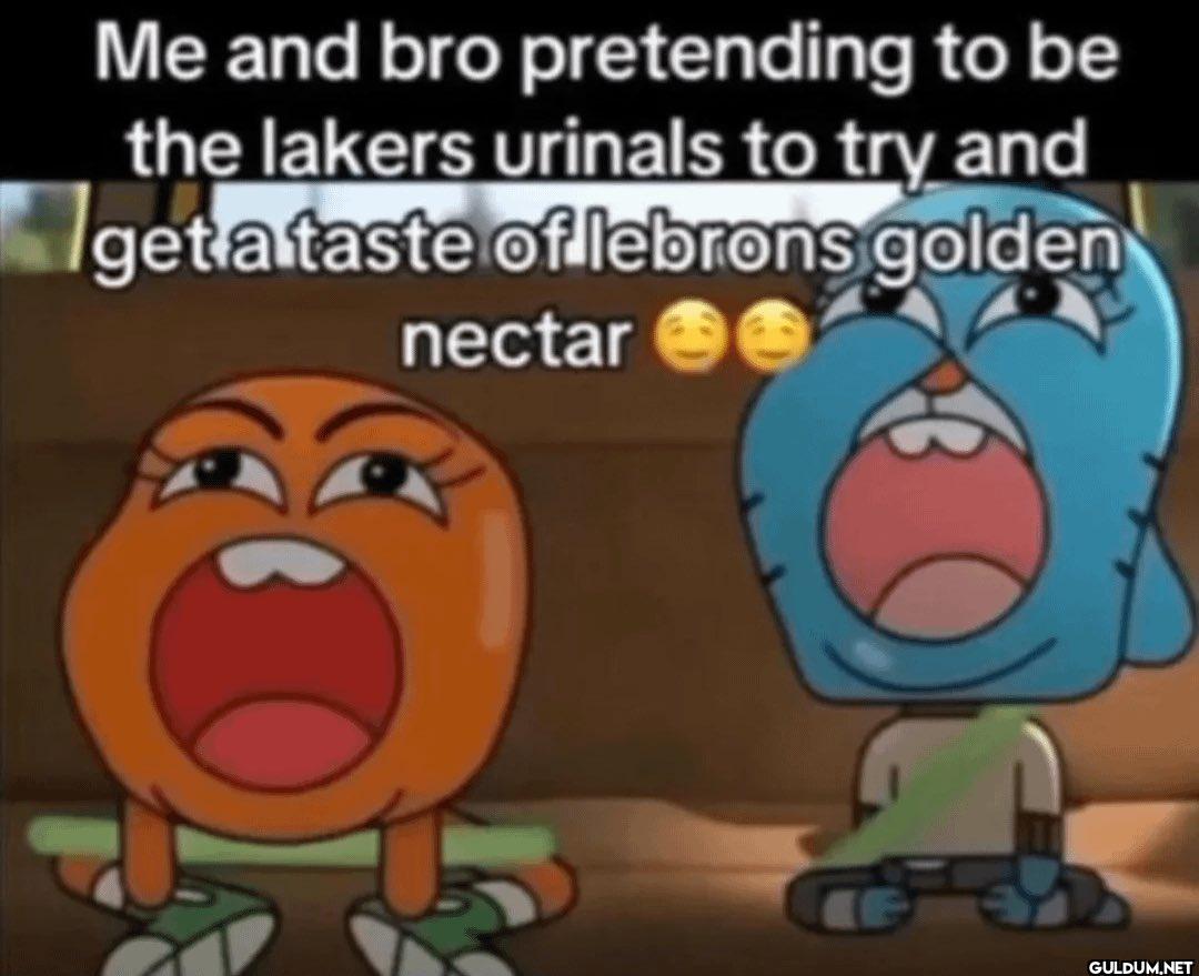 Me and bro pretending to...