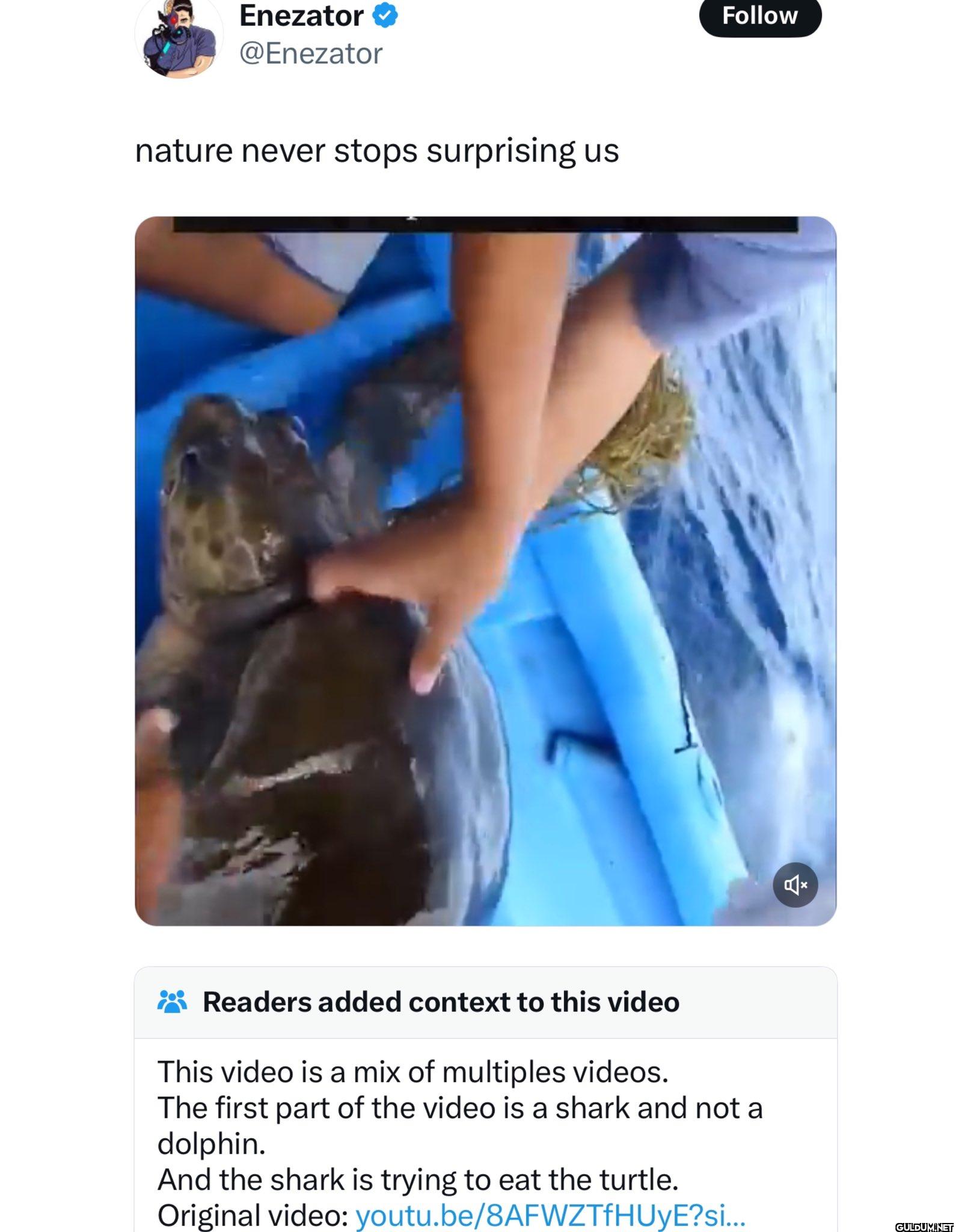 A little context never...