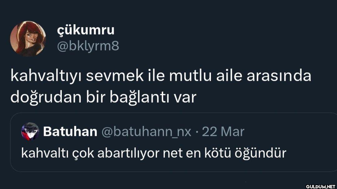 kahvaltıyı sevmek ile...