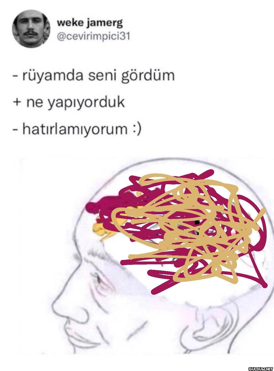 - rüyamda seni gördüm + ne...